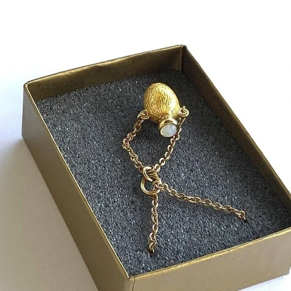 MMA adapted from a Scent Flacon Faberge Necklace Egg Shaped Pendant - Picture 2 of 12